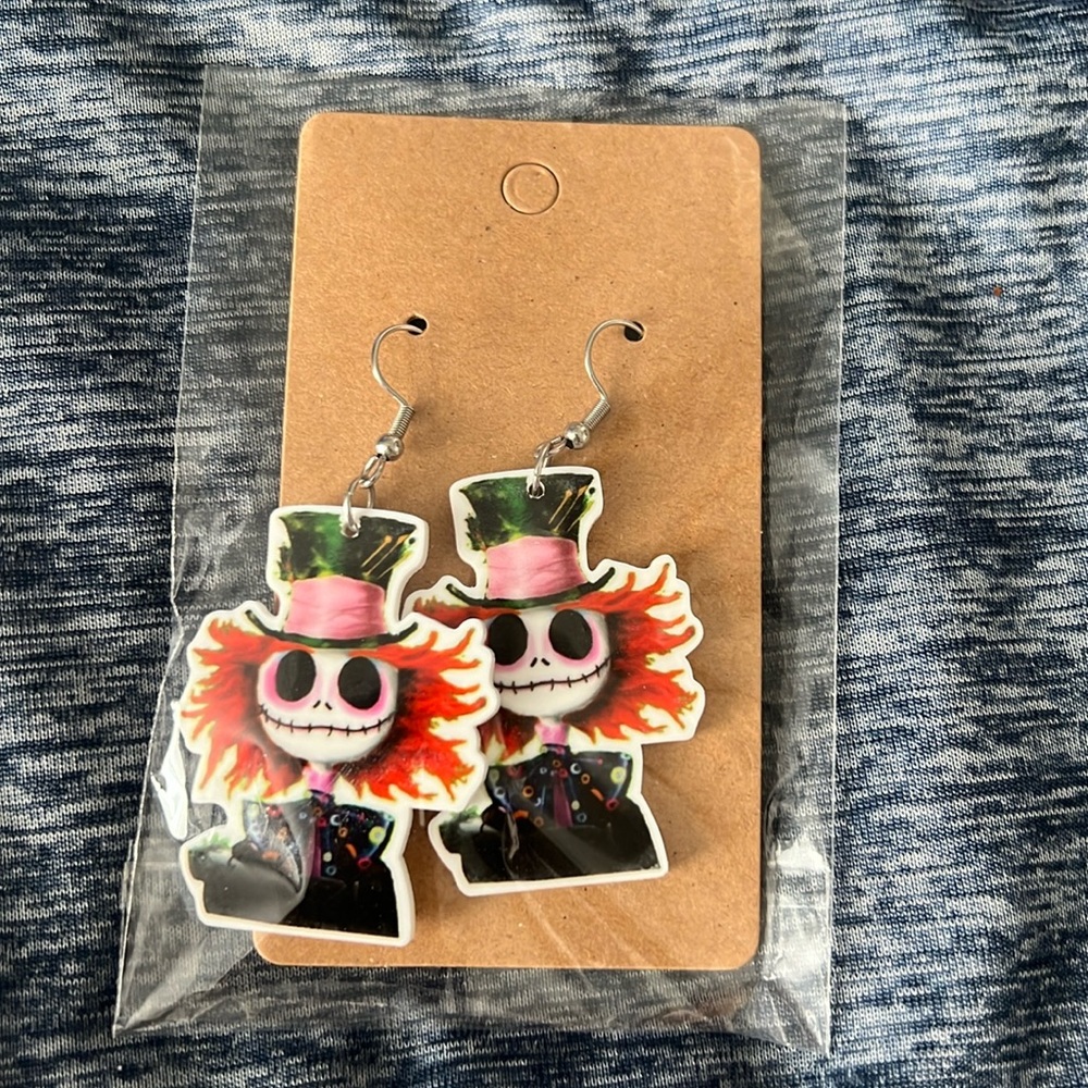 Jack the Skelton earrings